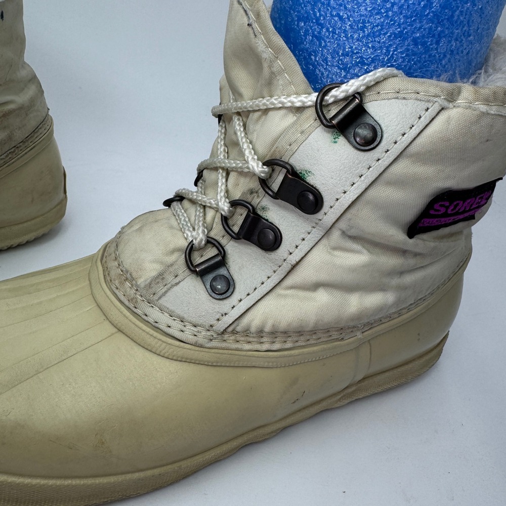 Sorel‎ Snow Boots Women 9 *Some Wear* Insulated Waterproof Lace Up Winter - Picture 12 of 12